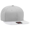Otto 6 Panel Mid Pro Snapback Hat, Rayon Blend Jersey Knit Flat Bill Cap - 148-1218