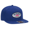 Otto Comfy Fit 6 Panel Mid Pro Snapback Hat, Brushed Stretchable Flat Bill Cap - 148-1228