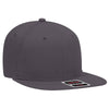 Otto Comfy Fit 6 Panel Mid Pro Snapback Hat, Brushed Stretchable Flat Bill Cap - 148-1228