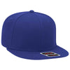 Otto 6 Panel Mid Pro Snapback Hat, Alternative Wool Twill Flat Bill Cap - 148-1267
