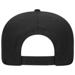 Otto 6 Panel Mid Pro Snapback Hat, Alternative Wool Twill Flat Bill Cap - 148-1267