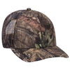 Otto Mossy Oak Camouflage, 6 Panel Low Pro, Mesh Back Baseball Cap, Camo Trucker Hat - 171-1292