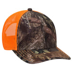 Otto Mossy Oak Camouflage, 6 Panel Low Pro Mesh Back Baseball Cap, Camo Trucker Hat - 171-1293 - Picture 1 of 15