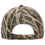 Otto Mossy Oak Camouflage Garment Washed 6 Panel Low Pro Baseball Cap, Camo Dad Hat - 171-1296