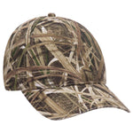 Otto Mossy Oak Camouflage Garment Washed 6 Panel Low Pro Baseball Cap, Camo Dad Hat - 171-1296 - Picture 1 of 6