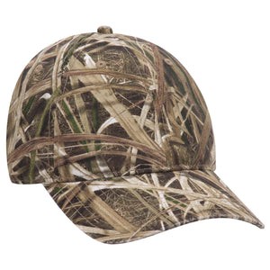 Otto Mossy Oak Camouflage Garment Washed 6 Panel Low Pro Baseball Cap, Camo Dad Hat - 171-1296 - 