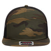 Otto 7-Panel Trucker Hat, Snapback Flat Bill - 172-1298