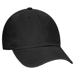 Otto 6 Panel Low Pro Dad Hat, Garment Washed Combed Cotton Twill Cap - 18-1219 - 