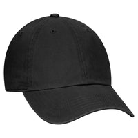 Otto 6 Panel Low Pro Dad Hat, Garment Washed Combed Cotton Twill Cap - 18-1219