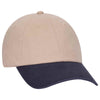 Otto 6 Panel Low Pro Dad Hat, Garment Washed Combed Cotton Twill Cap - 18-1219