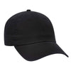 Otto 6 Panel Low Profile Dad Hat, Garment Washed Cotton Twill - 18-1225