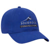 Otto 6 Panel Low Profile Baseball Cap, Brushed Bull Denim Hat - 18-253