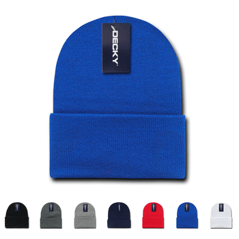 Decky 186 - Acrylic Long Beanie, Knit Cap - CASE Pricing