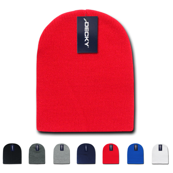 Decky 187 Acrylic Short Beanie Knit Cap