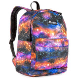 Everest Backpack Book Bag - Back to School Classic in Fun Prints & Patterns Galaxy