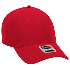 OTTO CAP 6 Panel Low Profile Baseball Cap, Cool Comfort Polyester Ottoman - 19-1051 - 
