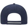 Otto Reflective 6 Panel Low Pro Baseball Cap, Cotton Twill Hat w/ Reflective Piping Design - 19-1261