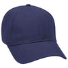 Otto 6 Panel Low Profile Baseball Cap, Brushed Bull Denim Hat - 19-251