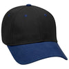 Otto 6 Panel Low Profile Baseball Cap, Brushed Bull Denim Hat - 19-251