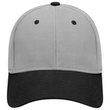 Otto 6 Panel Low Profile Baseball Cap, Brushed Bull Denim Hat - 19-251