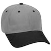 Otto 6 Panel Low Profile Baseball Cap, Brushed Bull Denim Hat - 19-251