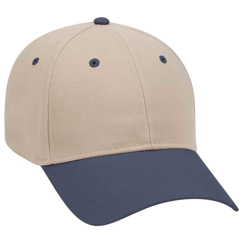 Ottocap Brushed Cotton Twill Baseball Cap – Low Profile Six-Panel, Adjustable Hook & Loop