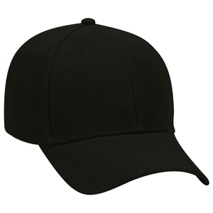 Otto 6 Panel Low Profile Baseball Cap, Alternative Wool Twill - 19-609 - 