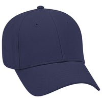 Otto 6 Panel Low Profile Baseball Cap, Brushed Cotton Twill Hat - 19-860