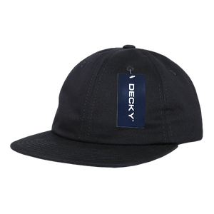 Decky 200 - Relaxed Flat Bill Cotton Cap - 