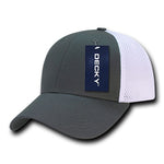 Decky 204 - Low Crown Mesh Baseball Cap, Trucker Hat - Picture 8 of 17