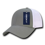 Decky 204 - Low Crown Mesh Baseball Cap, Trucker Hat - Picture 10 of 17