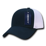 Decky 204 - Low Crown Mesh Baseball Cap, Trucker Hat - Picture 14 of 17