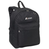 Everest Backpack Book Bag - Back to School Classic Style & Size Black
