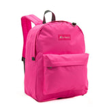 Everest Backpack Book Bag - Back to School Classic Style & Size Candy Pink