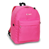 Everest Backpack Book Bag - Back to School Classic Style & Size Rose