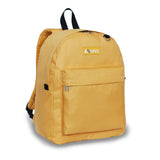 Everest Backpack Book Bag - Back to School Classic Style & Size Yellow
