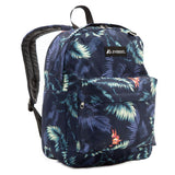 Everest Backpack Book Bag - Back to School Classic in Fun Prints & Patterns Dark Tropic