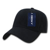 Decky 206 - 6 Panel Low Profile Structured Cap, Baseball Hat - CASE Pricing