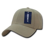 Decky 206 - 6 Panel Low Profile Structured Cap, Baseball Hat - CASE Pricing