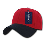 Decky 206 - 6 Panel Low Profile Structured Cap, Baseball Hat