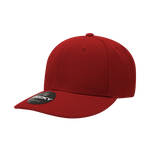 Decky 207 - Deluxe, Mid Pro Baseball Hat, 6 Panel Structured Cap - CASE Pricing