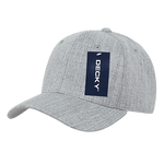 Decky 207 - Deluxe, Mid Pro Baseball Hat, 6 Panel Structured Cap - CASE Pricing