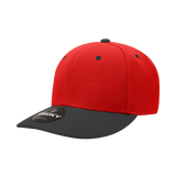 Decky 207 - Deluxe, Mid Pro Baseball Hat, 6 Panel Structured Cap - CASE Pricing