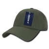 Decky 209 - 6 Panel Low Profile Structured Cotton Cap, Baseball Hat