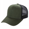 Unbranded 6-Panel Curve Trucker Hat, Blank Mesh Back Cap