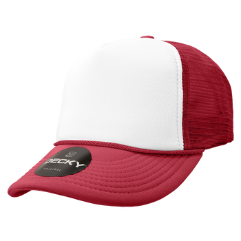 Decky 210 Blank Foam Trucker Hat, Two Tone Mesh Back Cap