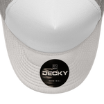 Decky 210 - Blank Foam Trucker Hat, Two Tone Mesh Back Cap - Picture 32 of 91