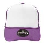 Decky 210 - Blank Foam Trucker Hat, Two Tone Mesh Back Cap - Picture 50 of 91