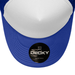 Decky 210 - Blank Foam Trucker Hat, Two Tone Mesh Back Cap - Picture 68 of 91