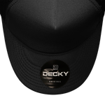 Decky 211 - Blank 5-Panel Foam Trucker Cap, Mesh Back Hat - Picture 6 of 54